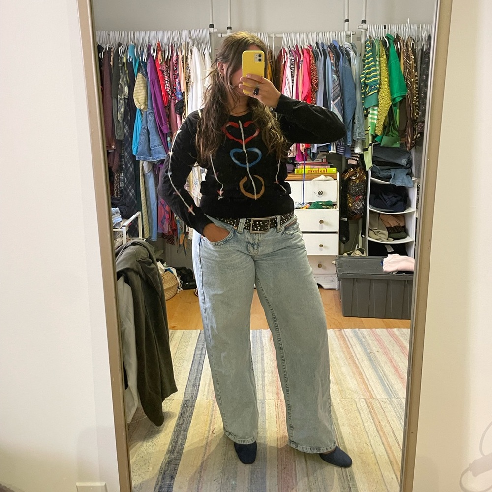 Felted Heart Sweater